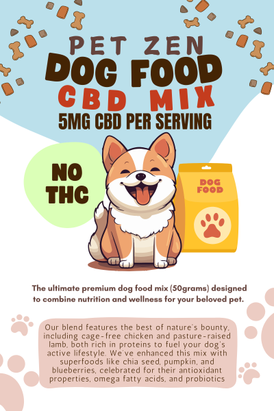 PET ZEN DOG FOOD CBD MIX