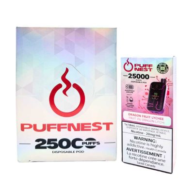 PUFF NEST 25000 PUFFS Dragon Fruit Lychee Disposable Vape
