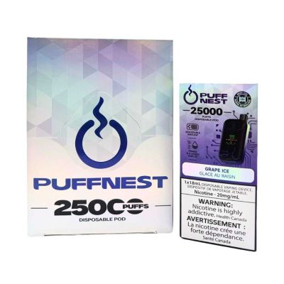 PUFF NEST 25000 PUFFS Grape Ice Disposable Vape